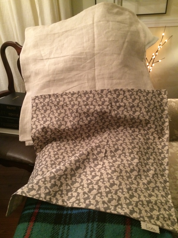 Steph's decorative linen pillow cases